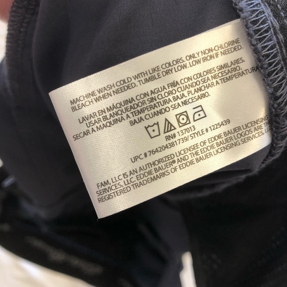 EDDIE BAUER MEN’S NYLON/SPANDEX HYBRID PANTS SZ 40x30 (EUC) - Picture 7 of 10